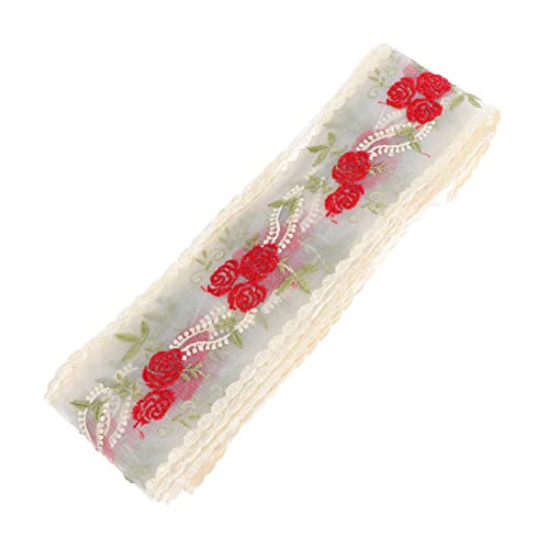 Anneome Wasserlösliches Blütenmuster Spitze Stickerei Band Yards Diy Bastelmaterial für Haarschmuck Geschenkverpackung und Dekoration Stilvarianten Erhältlich von Anneome