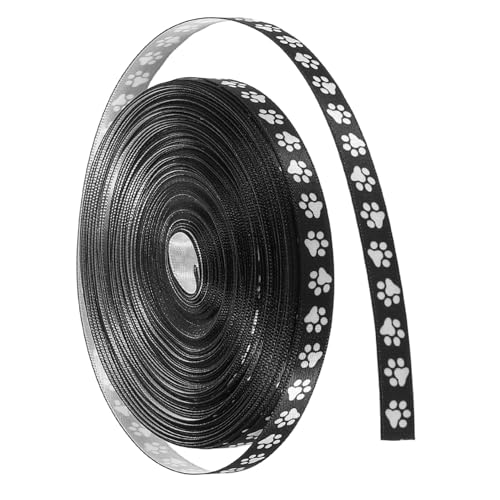 Anneome Weiße Pfotenabdruck Satinband Yards Vielseitiges Geschenkband für Geschenkverpackung Basteln Blumenarrangements Dekoration mit Niedlichem Hundepfoten Anneome Weiße Pfotenabdruck Satinband Yards Vielseitiges Geschenkband für Geschenkverpackung Basteln Blumenarrangements Dekoration mit Niedlichem Hundepfoten von Anneome
