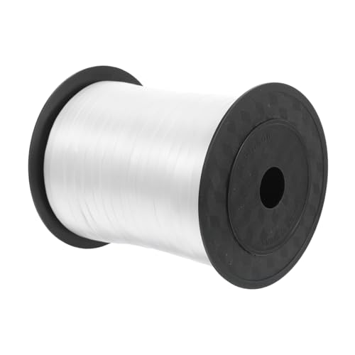 Anneome Yards Weiße Ringelband Ballon schnur für Hochzeitsdekoration Elegantes Geschenkband für Verpackung DIY Basteln Party Blumenarrangements von Anneome