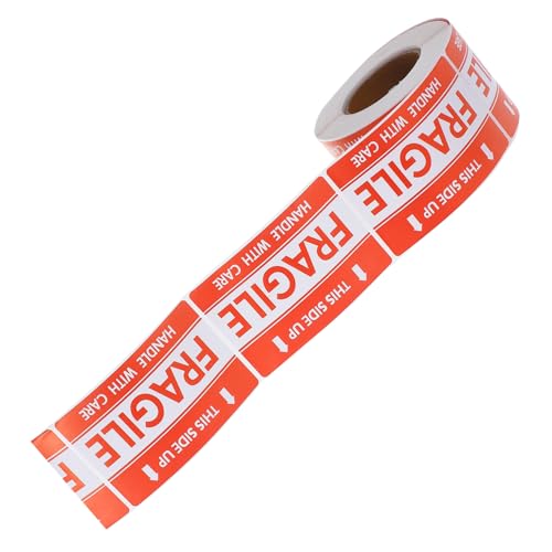 Anneome Zerbrechliche Aufkleber Rot Selbstklebend Hohe Haftkraft Warnetiketten Für Versand Lager Umzug Fragile Roll Stickers Mailing Tape Anneome Zerbrechliche Aufkleber Rot Selbstklebend Hohe Haftkraft Warnetiketten Für Versand Lager Umzug Fragile Roll Stickers Mailing Tape von Anneome