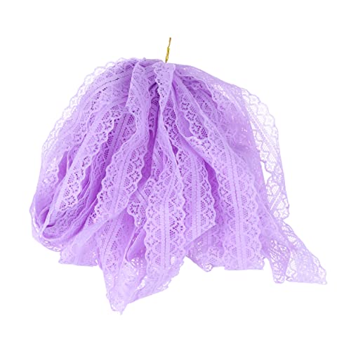 Anneome dekoratives Band geschenkband ribbon Blumendekoration wedding decoration schienbeinschoner tape bandalette ziehschleifenband Verpackungsbandspitze Violett von Anneome