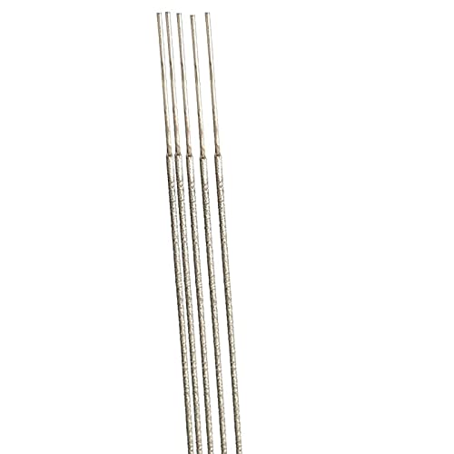 Anneth 5 Stück Diamantdrahtblätter, 400 mm, Stäbe zum Schneiden von Handwerkzeugen aus Keramikharz, Jade-Metall, Durchmesser 1 mm von Anneth