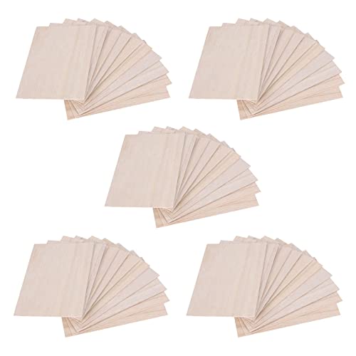 Anneth 50 Stück Balsaholzplatten, Holzplatte, 150 x 100 x 2 mm, für Haus, DIY-Modell Anneth 50 Stück Balsaholzplatten, Holzplatte, 150 x 100 x 2 mm, für Haus, DIY-Modell von Anneth