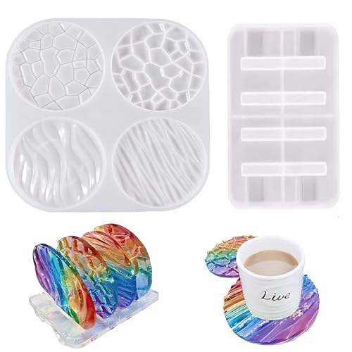 Annewbin Silikonform Untersetzer,DIY Untersetzer Epoxidharz Formen silikon,Silikonform für epoxidharz,für runde Irregular Coasters and Coaster Holders Annewbin Silikonform Untersetzer,DIY Untersetzer Epoxidharz Formen silikon,Silikonform für epoxidharz,für runde Irregular Coasters and Coaster Holders von Annewbin
