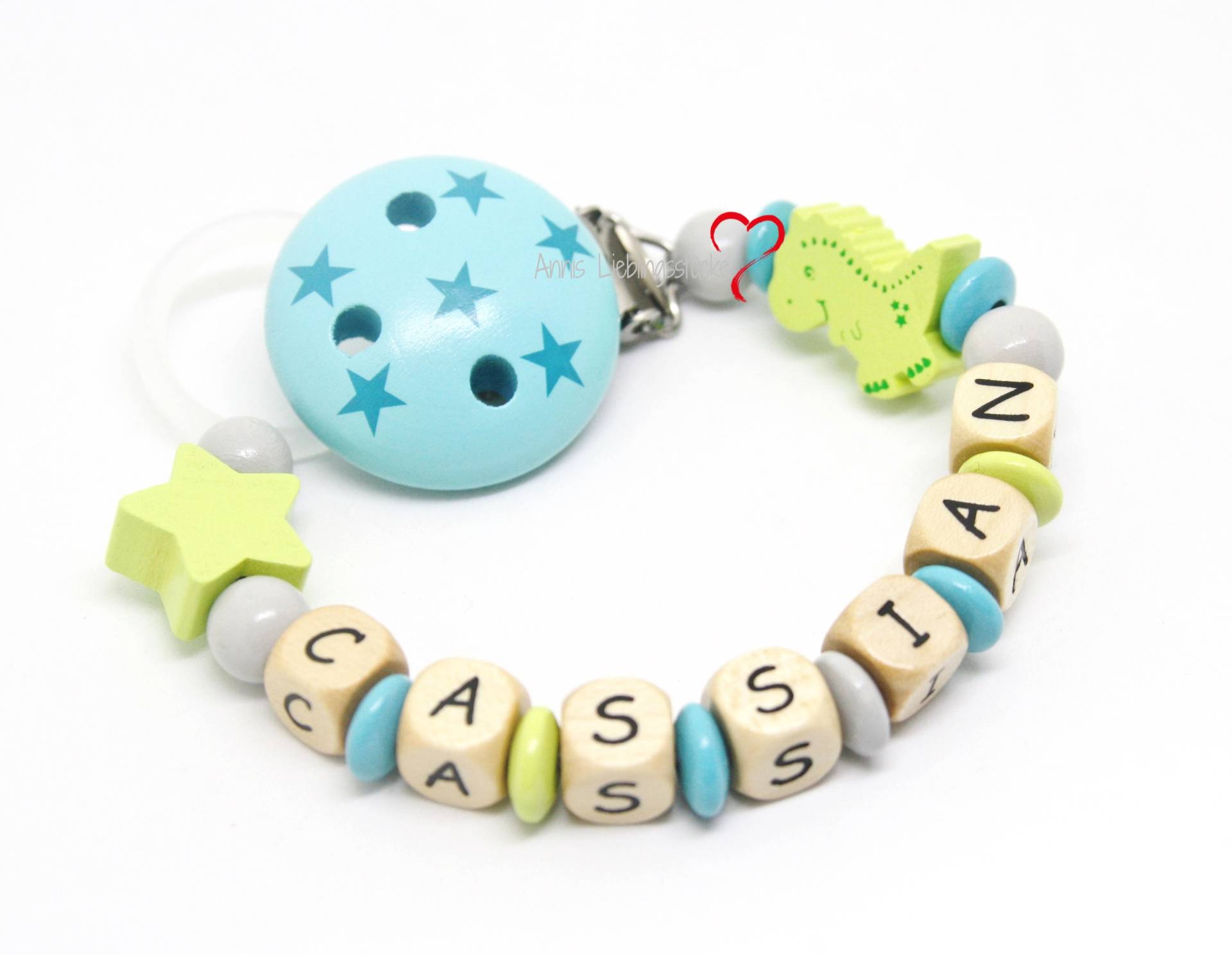 Schnullerkette Mit Namen Junge Personalisiert Dino Stern Geburt Taufe Babygeschenk Babyparty Schnullerkette Mit Namen Junge Personalisiert Dino Stern Geburt Taufe Babygeschenk Babyparty von AnniLieblingsstuecke