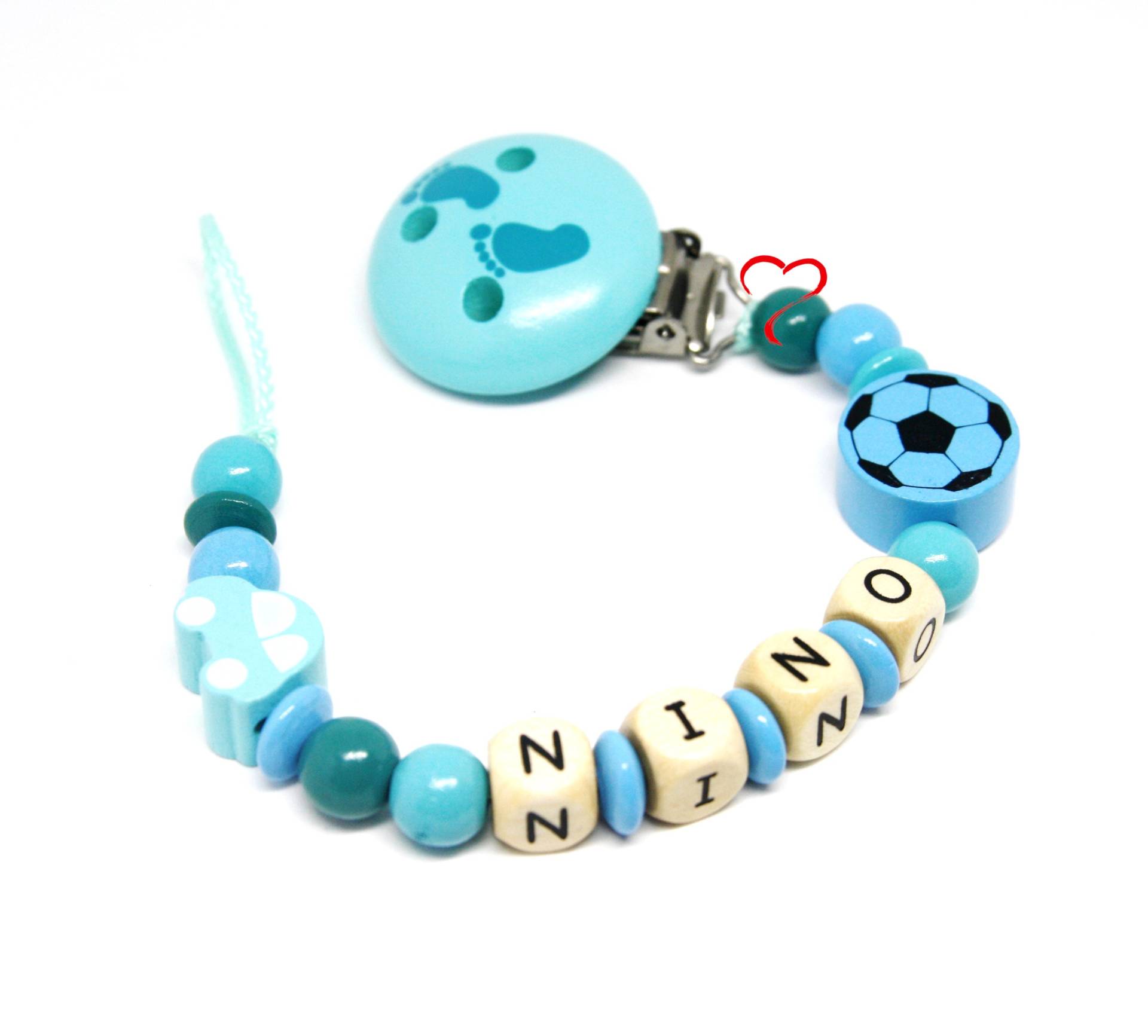 Schnullerkette Mit Namen Junge Personalisiert Fußball Auto Geburt Taufe Babygeschenk Babyparty Schnullerkette Mit Namen Junge Personalisiert Fußball Auto Geburt Taufe Babygeschenk Babyparty von AnniLieblingsstuecke