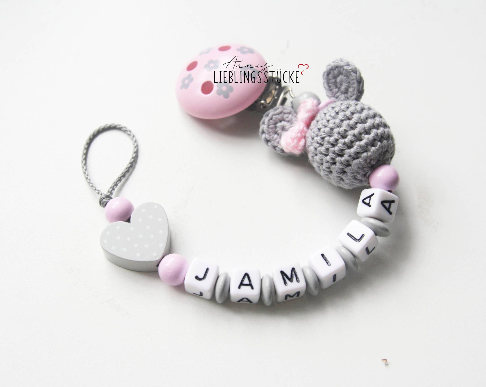 Schnullerkette Mit Namen Mädchen Personalisiert Maus Geburt Taufe Babygeschenk Babyparty Schnullerkette Mit Namen Mädchen Personalisiert Maus Geburt Taufe Babygeschenk Babyparty von AnniLieblingsstuecke