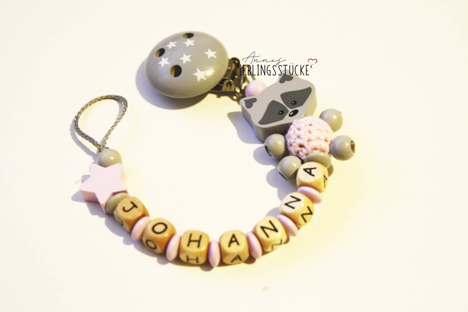 Schnullerkette Mit Namen Mädchen Personalisiert Sterne Geburt Taufe Babygeschenk Babyparty Schnullerkette Mit Namen Mädchen Personalisiert Sterne Geburt Taufe Babygeschenk Babyparty von AnniLieblingsstuecke