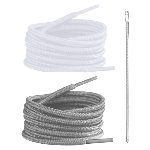 Annlpoy 2ps Sport Universal-Hosenschnur, Ersatzkordel für Kapuzenpullover, weiße und graue Kordeln, 160 cm, mit Metallfäden, ideal für Sportbekleidung Annlpoy 2ps Sport Universal-Hosenschnur, Ersatzkordel für Kapuzenpullover, weiße und graue Kordeln, 160 cm, mit Metallfäden, ideal für Sportbekleidung von Annlpoy