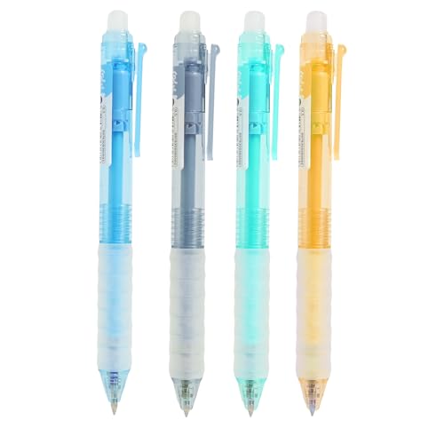 Annlpoy 4 Stückradierbarer kugelschreiber tintenroller mit patrone gelstifte radierbar erasable pen friction stifte, 0.5mm Feine Spitze, Tintenroller mit Thermosensitiver Tinte, für Schule, Büro, Stu von Annlpoy