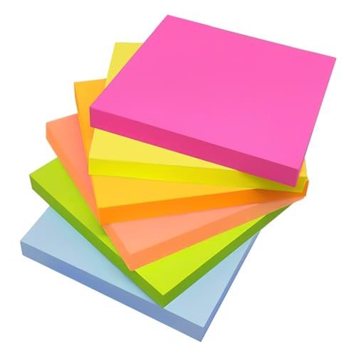 Annvchi Haftnotizen, 76 mm x 76 mm, 6 Farben, 100 Blatt pro Farbe, Sticky Notes, Klebezettel, Einfach zu Schreiben und Aufzukleben, Wiederverwendbar, Geeignet für Zuhause, Schule und Büro Annvchi Haftnotizen, 76 mm x 76 mm, 6 Farben, 100 Blatt pro Farbe, Sticky Notes, Klebezettel, Einfach zu Schreiben und Aufzukleben, Wiederverwendbar, Geeignet für Zuhause, Schule und Büro von Annvchi
