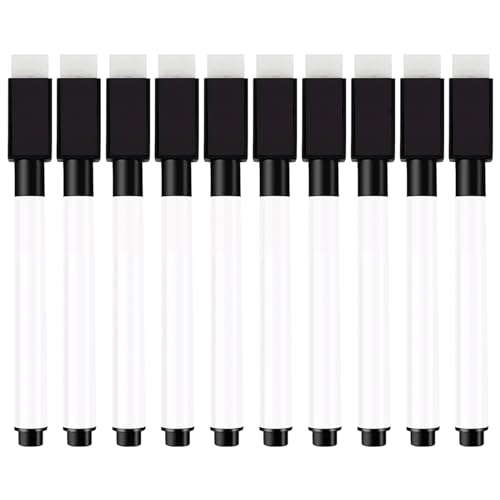 Annvchi Whiteboard Marker,10 Stück Schwarz Whiteboard Marker, whiteboard stifte,folienstift abwischbar,Whiteboard Stifte Abwischbar,für Whiteboards, Notiztafeln und mehr Annvchi Whiteboard Marker,10 Stück Schwarz Whiteboard Marker, whiteboard stifte,folienstift abwischbar,Whiteboard Stifte Abwischbar,für Whiteboards, Notiztafeln und mehr von Annvchi