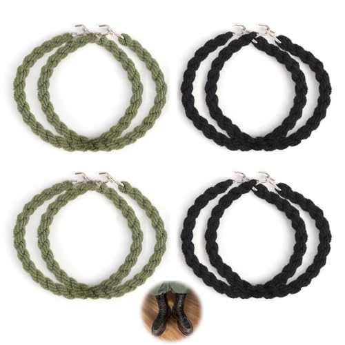 16 Stück Hosengummi Bundeswehr Set, Militärstiefelbänder, Elastische Gummibänder mit Metallhaken, Hosenklammer Fahrrad Outdoor Camping, Bundeswehr Gurtband als Hosenklammern für Radfahrer 16 Stück Hosengummi Bundeswehr Set, Militärstiefelbänder, Elastische Gummibänder mit Metallhaken, Hosenklammer Fahrrad Outdoor Camping, Bundeswehr Gurtband als Hosenklammern für Radfahrer von Anrbb