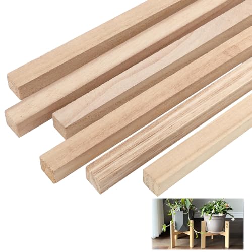 6 Stück Holzstäbe Quadratisch Holzstäbchen Zum Basteln, 30 x 1,5 x 1,5 cm Paulownia Holzleisten Zum Basteln, Bastelholz Natur, Easy Sticks Für DIY, Modellbau Und Heimwerker 6 Stück Holzstäbe Quadratisch Holzstäbchen Zum Basteln, 30 x 1,5 x 1,5 cm Paulownia Holzleisten Zum Basteln, Bastelholz Natur, Easy Sticks Für DIY, Modellbau Und Heimwerker von Anrbb