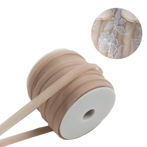Doppelt gefaltetes Netzband für BH DIY Nähen, Set (New Nude) von Anrookie