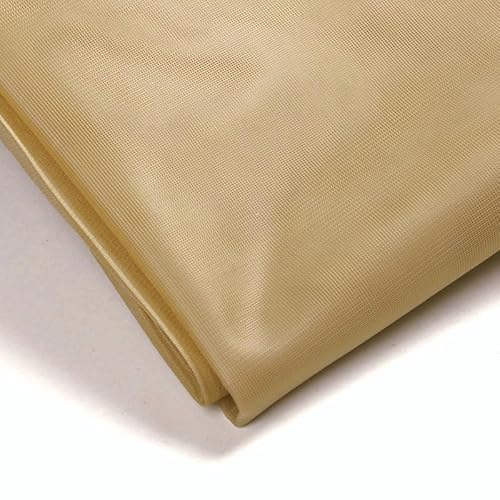 Korsett-Netzstoff zum Nähen, nicht dehnbares Netz für transparente Korsetts, weiches und starkes Netz für Couture-Kleid, Hochzeit, Ballkleid, 4,5 m lang, 152,4 cm breit (helles Hautfarben, 4,5 m Korsett-Netzstoff zum Nähen, nicht dehnbares Netz für transparente Korsetts, weiches und starkes Netz für Couture-Kleid, Hochzeit, Ballkleid, 4,5 m lang, 152,4 cm breit (helles Hautfarben, 4,5 m von Anrookie