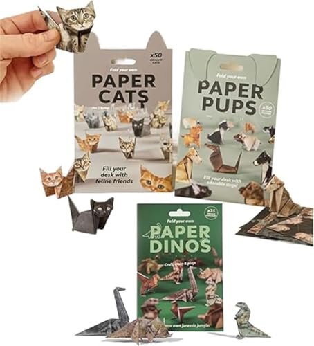 DIY Papierkatzen – 50 Blatt DIY Origami-Papier zum Falten niedliche Katzenfiguren, lustige Bastelaktivität, kreatives Origami-Tier-Bastelset, Muster, niedlicher Druck, Schreibtischdekoration und DIY Papierkatzen – 50 Blatt DIY Origami-Papier zum Falten niedliche Katzenfiguren, lustige Bastelaktivität, kreatives Origami-Tier-Bastelset, Muster, niedlicher Druck, Schreibtischdekoration und von Anshka