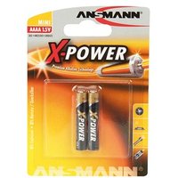 2 ANSMANN Batterien X-POWER Mini AAAA 1,5 V von Ansmann