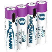 4 ANSMANN Akkus 500 Micro AAA 400 mAh von Ansmann