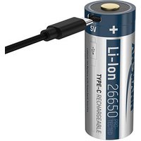 ANSMANN Akku mit Ladegerät 26650 26650 5100 mAh von Ansmann