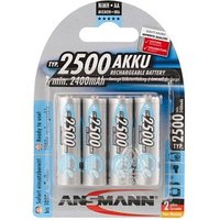 4 ANSMANN Akkus Mignon AA 2.400 mAh von Ansmann