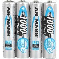 4 ANSMANN Akkus maxE Micro AAA min. 950 mAh von Ansmann