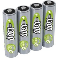 4 ANSMANN Akkus maxE Mignon AA 1.300 mAh von Ansmann