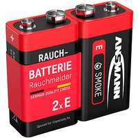 2 ANSMANN Batterien 6LR61 E-Block 9,0 V von Ansmann