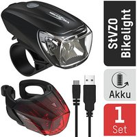ANSMANN LED Fahrradbeleuchtung schwarz von Ansmann