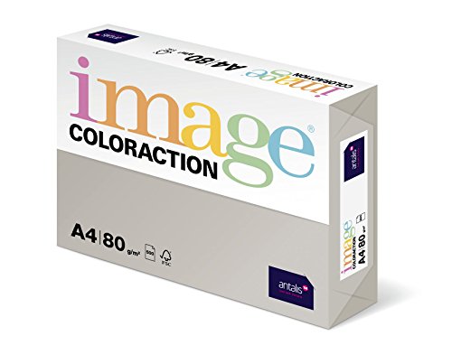 Image Coloraction - farbiges Kopierpapier Iceland/grau 80g/m² A4 - Paket zu 500 Blatt von image coloraction