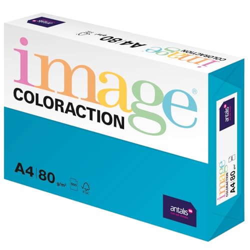 Image Coloraction Lisbon - farbiges Kopierpapier - DIN A4, 210 x 297 mm, 80 g/m² - buntes, holzfreies Druckerpapier für Kopierer - 500 Blatt - Königsblau Image Coloraction Lisbon - farbiges Kopierpapier - DIN A4, 210 x 297 mm, 80 g/m² - buntes, holzfreies Druckerpapier für Kopierer - 500 Blatt - Königsblau von IMAGE