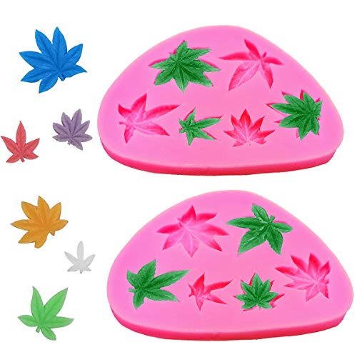 Antallcky 2 Stück Marihuana-Blatt, Kuchen, Fondant, Topf, Blätter, Silikonform für Cannabis, Unkraut, Hanf, Blatt, Thema, Kuchendekoration, Schokolade, Süßigkeiten, Polymer, Ton, Bastelprojekte, Rosa Antallcky 2 Stück Marihuana-Blatt, Kuchen, Fondant, Topf, Blätter, Silikonform für Cannabis, Unkraut, Hanf, Blatt, Thema, Kuchendekoration, Schokolade, Süßigkeiten, Polymer, Ton, Bastelprojekte, Rosa von Antallcky