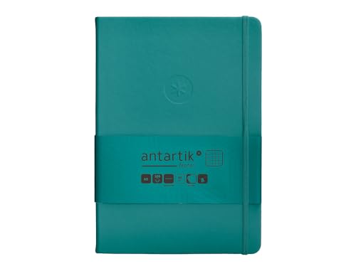 Antartik Notizheft mit Gummiband, fester Einband, A5 Blatt, quadratisch, Grün, Aquamarin, 100 Blatt, 80 g Antartik Notizheft mit Gummiband, fester Einband, A5 Blatt, quadratisch, Grün, Aquamarin, 100 Blatt, 80 g von Antartik