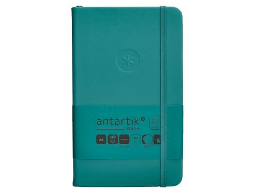 Antartik Notizheft mit Gummiband, fester Einband, A6 Blätter, quadratisch, Grün, Aquamarin, 100 Blatt, 80 g Antartik Notizheft mit Gummiband, fester Einband, A6 Blätter, quadratisch, Grün, Aquamarin, 100 Blatt, 80 g von Antartik
