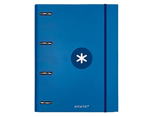 Liderpapel Antartik Ordner mit Nachfüllpackung, A4, 5 mm, gefüttert, 4 Ringe, 40 mm, rund, Marineblau Liderpapel Antartik Ordner mit Nachfüllpackung, A4, 5 mm, gefüttert, 4 Ringe, 40 mm, rund, Marineblau von Antartik