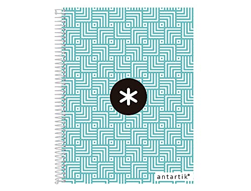 Liderpapel Notizbuch A4 Micro-Anti-Deckel, gefüttert, 120 Stück, 100 g, 5 mm, Band, 4 Löcher, Türkis Liderpapel Notizbuch A4 Micro-Anti-Deckel, gefüttert, 120 Stück, 100 g, 5 mm, Band, 4 Löcher, Türkis von Antartik