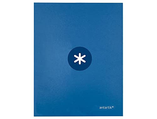Ordner mit 4 Ringen, 40 mm, gemischt, Liderpapel Antartik, A4, gefüttert, Marineblau von Antartik