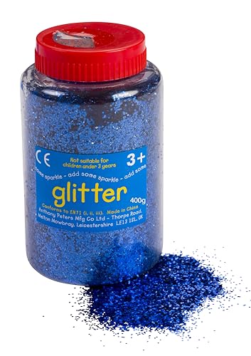 Blau Kunst und Bastel Glitzer - 400g Container Blau Kunst und Bastel Glitzer - 400g Container von Anthony Peters
