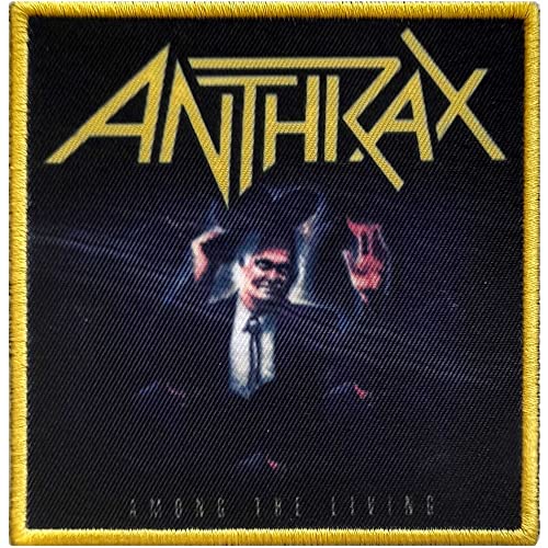 Anthrax - Aufnäher zum Aufbügeln Among The Living (Einheitsgröße) (Gelb/Schwarz) von Anthrax