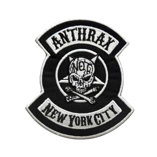 Anthrax - Aufnäher zum Aufbügeln NYC (Einheitsgröße) (Schwarz/Weiß) von Anthrax