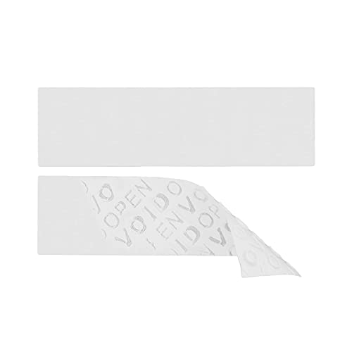 100x Siegel Aufkleber rückstandlos entfernbar, 70 x 20 mm, Sicherheitsetiketten VOID OPEN (Weiß) von AntiSpyShop
