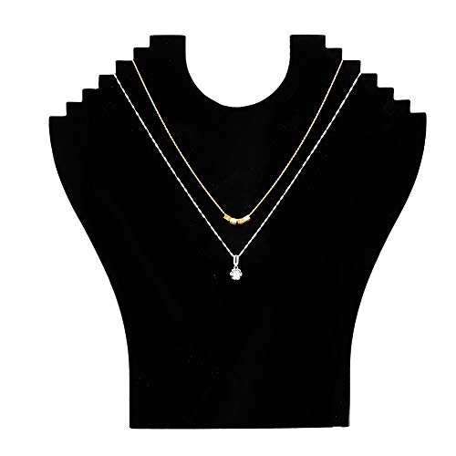 Halskette Display Ständer, Flanell Anhänger Kette Schmuck Büste Kleiderbügel Halter Rack von Antilog