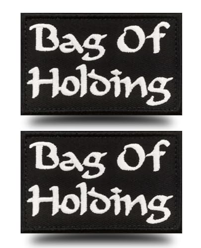 2 Stück Beutel mit Holding Gaming Spruch Patch Dungeons DND Rollenspiel Cosplay Anime bestickt Hook and Loop Moral Funny Emblem 2 Stück Beutel mit Holding Gaming Spruch Patch Dungeons DND Rollenspiel Cosplay Anime bestickt Hook and Loop Moral Funny Emblem von Antrix