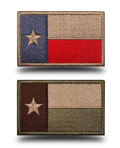 Antrix 2 Stück taktische Texas Staatsflagge Patch Klettverschluss Texas einsamer Stern Patch für Rucksack Kappen Jacke Weste Militäruniform Kleidung Antrix 2 Stück taktische Texas Staatsflagge Patch Klettverschluss Texas einsamer Stern Patch für Rucksack Kappen Jacke Weste Militäruniform Kleidung von Antrix