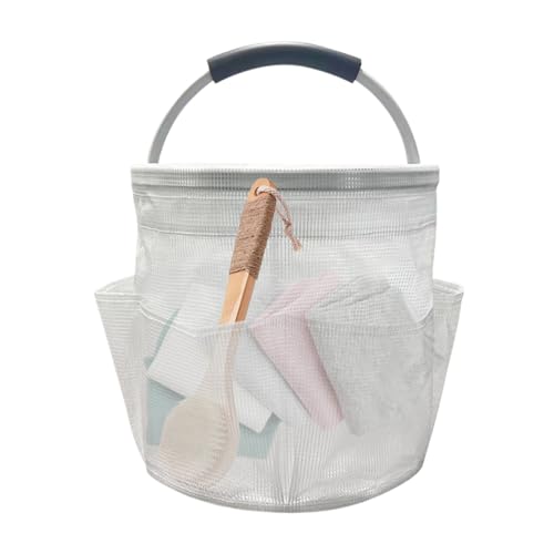 Anulely Duschkorb aus Netzstoff, PVC, faltbar, für Strand, großes Fassungsvermögen, für Aktivitäten im Freien, für Badezimmer, Schlafsaal, Schwimmen, Strand Anulely Duschkorb aus Netzstoff, PVC, faltbar, für Strand, großes Fassungsvermögen, für Aktivitäten im Freien, für Badezimmer, Schlafsaal, Schwimmen, Strand von Anulely