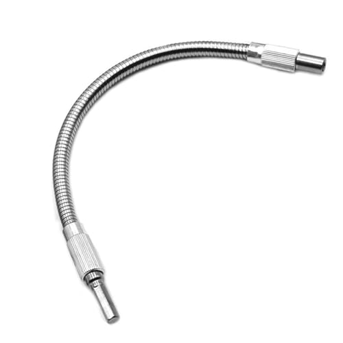 Anulely Flexible Bohrerverlängerung lang | Sechskantschaft biegbare Bitverlängerung | 30 cm flexible Schaft-Bitverlängerung für Schraubendreher Anulely Flexible Bohrerverlängerung lang | Sechskantschaft biegbare Bitverlängerung | 30 cm flexible Schaft-Bitverlängerung für Schraubendreher von Anulely