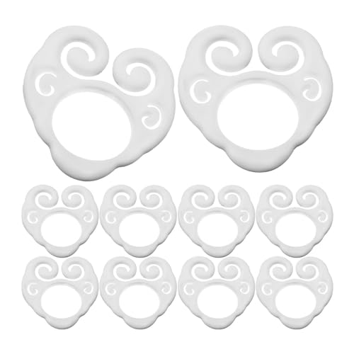Anulely Hemdklammern für Damenbekleidung, T-Shirt-Clip, kleine Stoff-Clips, modischer Twist-T-Shirt-Knotenring, Hemdstraffer-Clip, Kleidungszubehör für Hemd, Seidenschal von Anulely