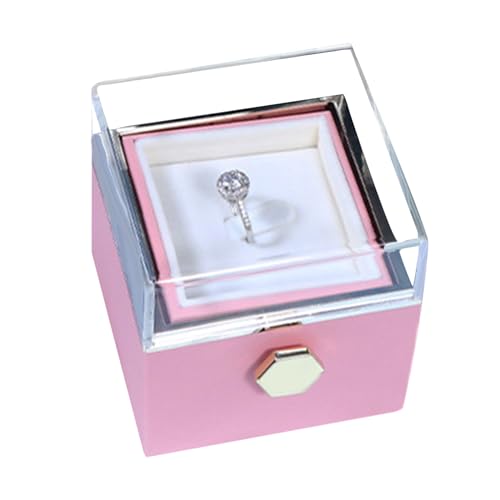 Anulely Ringbox für den Antrag | Rote Rosenbox,Tragbare rote Rosen-Schmuckschatulle, Blumenbox für Hochzeit, Muttertag, Weihnachten Anulely Ringbox für den Antrag | Rote Rosenbox,Tragbare rote Rosen-Schmuckschatulle, Blumenbox für Hochzeit, Muttertag, Weihnachten von Anulely