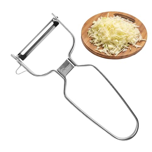 Gemüseschäler für die Küche | Gemüseschredder - Gemüseschredder, Kartoffelschäler, Obstschaber, Küchenhelfer für Gemüseschälen, Edelstahl, Kartoffel, Gurke von Anulely