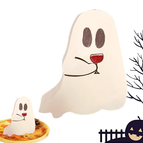 Halloween-Dekorationen aus Geisterholz – Dekoration für den Innenbereich, Halloween-Dekorationen, Miniatur-Schilder, niedlicher Herbst-Tischaufsatz für, abgestuftes Tablett Halloween-Dekorationen aus Geisterholz – Dekoration für den Innenbereich, Halloween-Dekorationen, Miniatur-Schilder, niedlicher Herbst-Tischaufsatz für, abgestuftes Tablett von Anulely